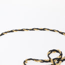 BALLY Chain Shoulder Bag Leather Black Gold Auth 161473-8