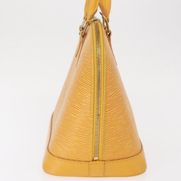 LOUIS VUITTON Epi Alma Hand Bag Yellow M52149 LV Auth 161475