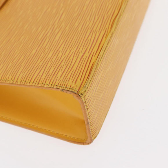 LOUIS VUITTON Epi Malesherbes Hand Bag Tassili Yellow Jonne M52379 Auth 161476