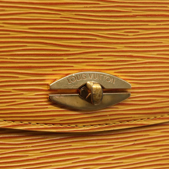 LOUIS VUITTON Epi Malesherbes Hand Bag Tassili Yellow Jonne M52379 Auth 161476