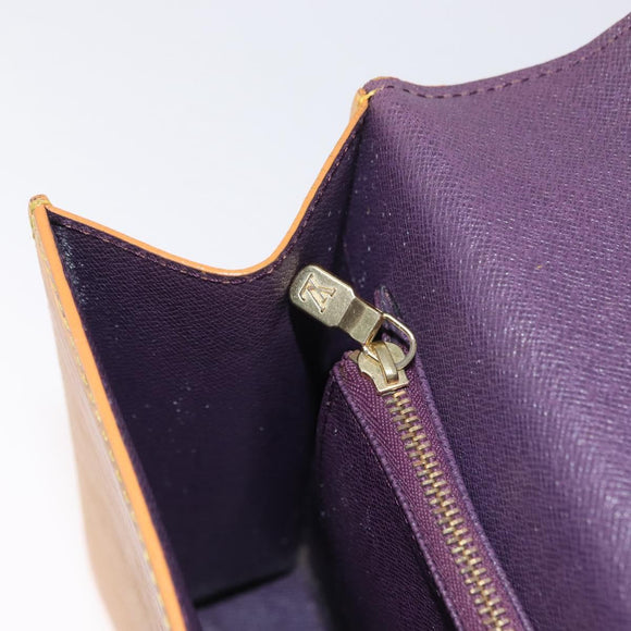 LOUIS VUITTON Epi Malesherbes Hand Bag Tassili Yellow Jonne M52379 Auth 161476