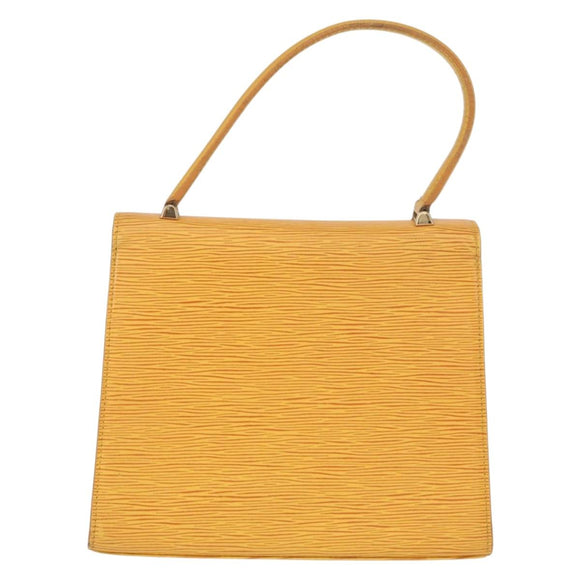 LOUIS VUITTON Epi Malesherbes Hand Bag Tassili Yellow Jonne M52379 Auth 161476