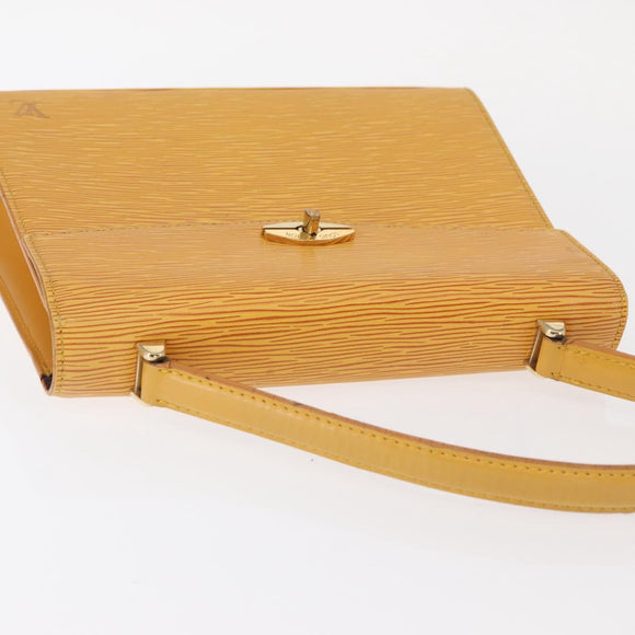 LOUIS VUITTON Epi Malesherbes Hand Bag Tassili Yellow Jonne M52379 Auth 161476