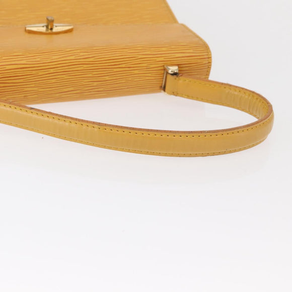 LOUIS VUITTON Epi Malesherbes Hand Bag Tassili Yellow Jonne M52379 Auth 161476