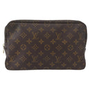 LOUIS VUITTON Monogram Trousse Toilette 28 Clutch Bag M47522 LV Auth 161479-13