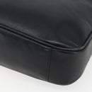 GUCCI Bamboo Hand Bag Leather 2way Black Gold 001 1705 1638 Auth 161481-17