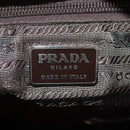 PRADA Shoulder Bag Nylon Red Silver Auth 161482-25