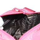 PRADA Shoulder Bag Nylon Red Silver Auth 161482-27