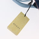 GUCCI Hand Bag Canvas Light Blue 605831 Auth 161483M-17