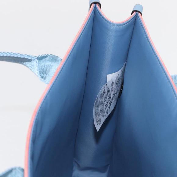 GUCCI Hand Bag Canvas Light Blue 605831 Auth 161483M