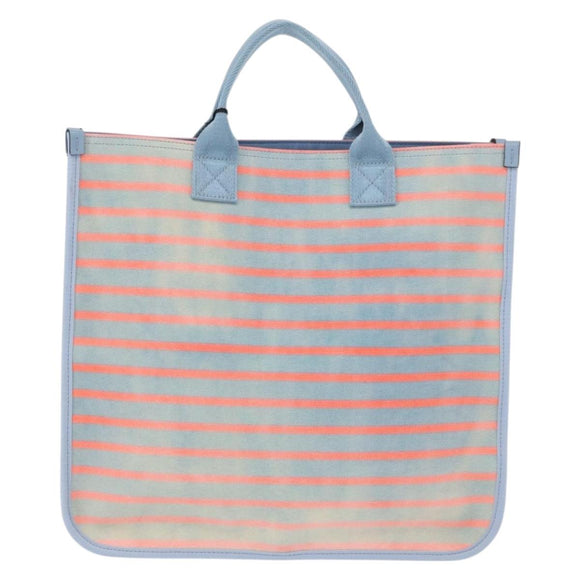 GUCCI Hand Bag Canvas Light Blue 605831 Auth 161483M