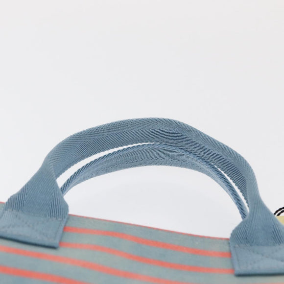 GUCCI Hand Bag Canvas Light Blue 605831 Auth 161483M