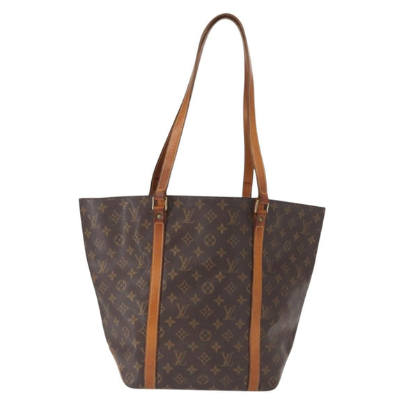 LOUIS VUITTON Monogram Sac Shopping Tote Bag M51108 LV Auth 161490