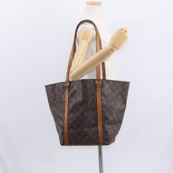 LOUIS VUITTON Monogram Sac Shopping Tote Bag M51108 LV Auth 161490