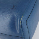 LOUIS VUITTON Epi Keepall 50 Boston Bag Blue M42965 LV Auth 161491-9