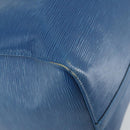 LOUIS VUITTON Epi Keepall 50 Boston Bag Blue M42965 LV Auth 161491-14