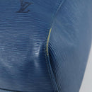 LOUIS VUITTON Epi Keepall 50 Boston Bag Blue M42965 LV Auth 161491-15