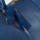 LOUIS VUITTON Epi Keepall 50 Boston Bag Blue M42965 LV Auth 161491-19