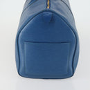 LOUIS VUITTON Epi Keepall 50 Boston Bag Blue M42965 LV Auth 161491-3