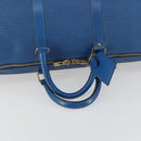 LOUIS VUITTON Epi Keepall 50 Boston Bag Blue M42965 LV Auth 161491-7