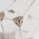 LOUIS VUITTON Monogram Love Message Mini Trunk Plastic Clear M99079 Auth 161492V-15