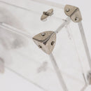 LOUIS VUITTON Monogram Love Message Mini Trunk Plastic Clear M99079 Auth 161492V-16