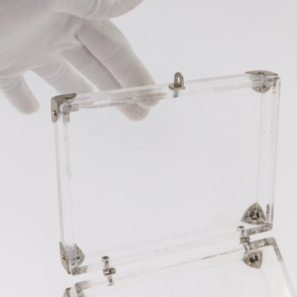 LOUIS VUITTON Monogram Love Message Mini Trunk Plastic Clear M99079 Auth 161492V