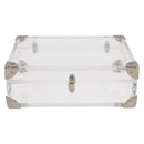 LOUIS VUITTON Monogram Love Message Mini Trunk Plastic Clear M99079 Auth 161492V-13