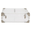 LOUIS VUITTON Monogram Love Message Mini Trunk Plastic Clear M99079 Auth 161492V-2