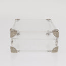 LOUIS VUITTON Monogram Love Message Mini Trunk Plastic Clear M99079 Auth 161492V-3