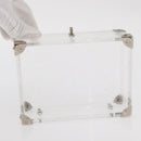 LOUIS VUITTON Monogram Love Message Mini Trunk Plastic Clear M99079 Auth 161492V-6