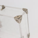 LOUIS VUITTON Monogram Love Message Mini Trunk Plastic Clear M99079 Auth 161492V-14