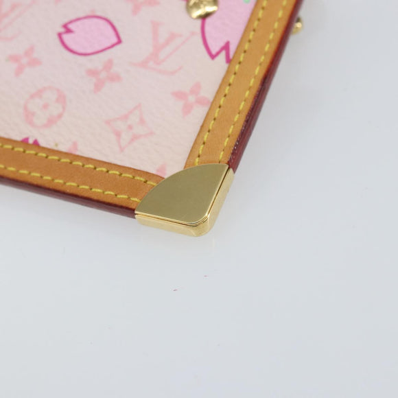 LOUIS VUITTON Monogram Cherry Blossom Pochette Cles Purse M92016 LV Auth 161496V