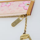 LOUIS VUITTON Monogram Cherry Blossom Pochette Cles Purse M92016 LV Auth 161496V-8