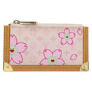 LOUIS VUITTON Monogram Cherry Blossom Pochette Cles Purse M92016 LV Auth 161496V-13