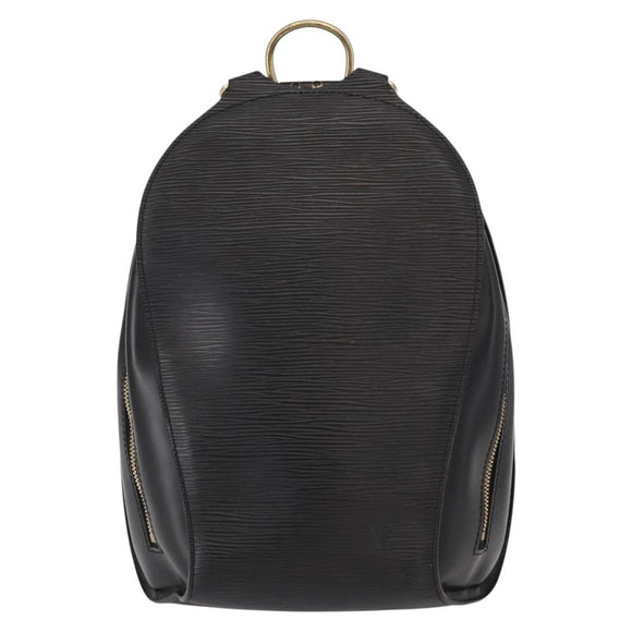 LOUIS VUITTON Epi Mabillon Backpack Black M52232 LV Auth 161498