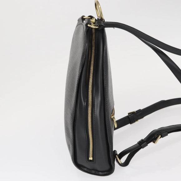 LOUIS VUITTON Epi Mabillon Backpack Black M52232 LV Auth 161498