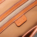 CELINE Macadam Canvas Hand Bag PVC Leather 2way Brown Gold Auth 161500-20
