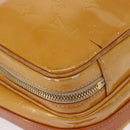 LOUIS VUITTON Monogram Vernis Wooster Bag Lime Yellow M91075 LV Auth 161506-15