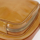 LOUIS VUITTON Monogram Vernis Wooster Bag Lime Yellow M91075 LV Auth 161506-16