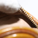 LOUIS VUITTON Monogram Vernis Wooster Bag Lime Yellow M91075 LV Auth 161506-12