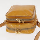 LOUIS VUITTON Monogram Vernis Wooster Bag Lime Yellow M91075 LV Auth 161506-7