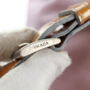PRADA Backpack Nylon Pink Silver Auth 161509-9