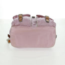 PRADA Backpack Nylon Pink Silver Auth 161509-5