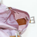 PRADA Backpack Nylon Pink Silver Auth 161509-22