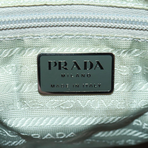 PRADA Backpack Nylon Pink Silver Auth 161509