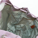 PRADA Backpack Nylon Pink Silver Auth 161509-27