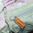 PRADA Backpack Nylon Pink Silver Auth 161509-29