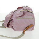 PRADA Backpack Nylon Pink Silver Auth 161509-3