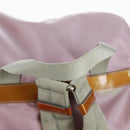 PRADA Backpack Nylon Pink Silver Auth 161509-7